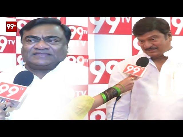 Actor Rajendra Prasad and Babu Mohan About Santosham Awards 2019 | 99TV Telugu