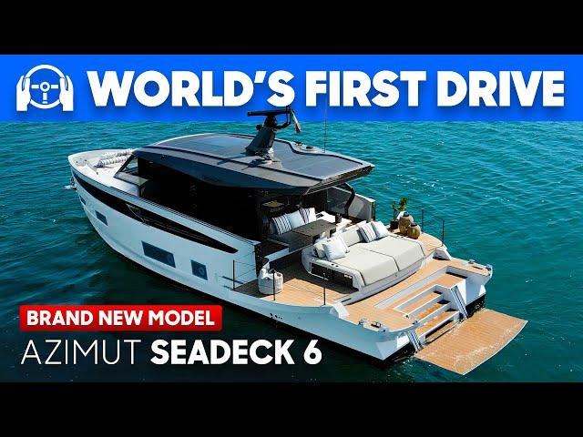 Tested: Azimut’s BRAND NEW Seadeck 6 - Driven, Yacht Tour & Review