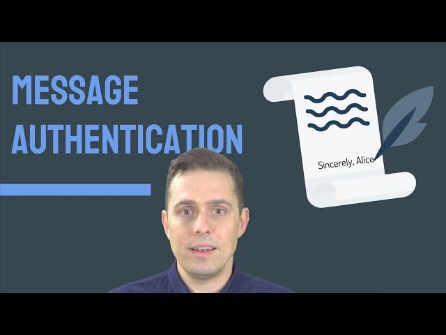 Authenticating Data with Message Authentication Codes