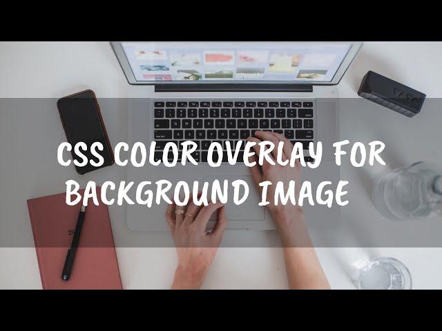 CSS Color Overlay for Background Image