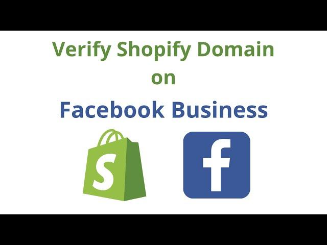 How to Verify Shopify Domain On Facebook Business Settings