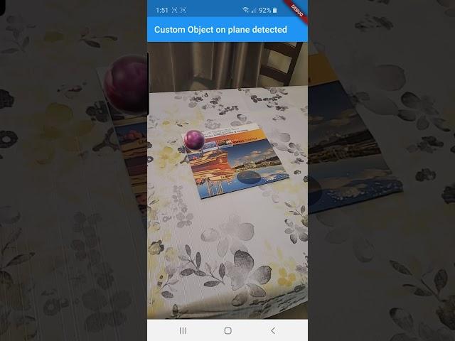 ARcore & flutter example