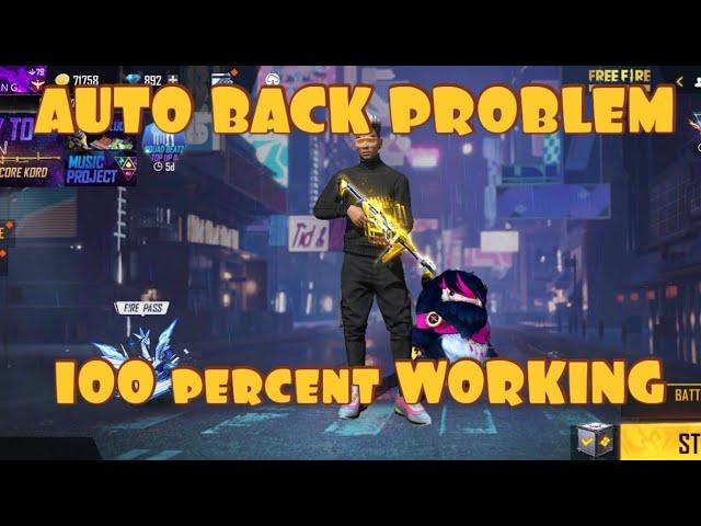 FREE FIRE AUTO BACK PROBLEM #freefire #shorts #freefiremax