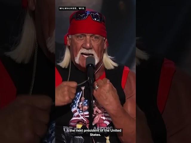 Hulk Hogan endorses Donald Trump for president at 2024 Republican National Convention