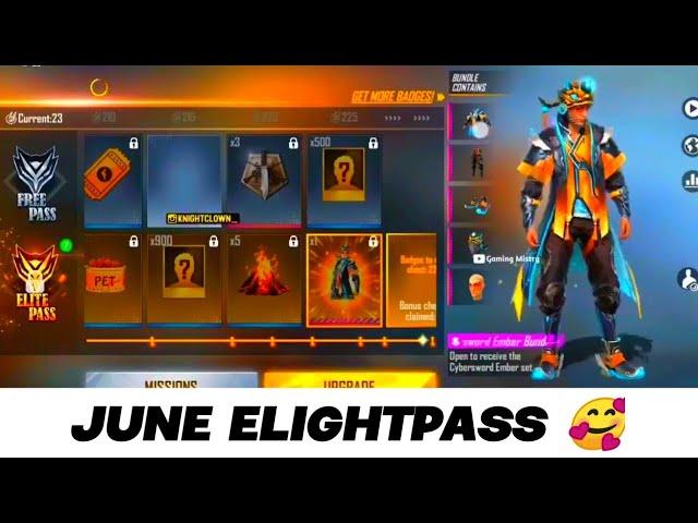 JUNE ELITE PASS FREE FIRE 2022 SEASON 49 #juneelitepassfreefire #juneelitepass #juneelitepass2022