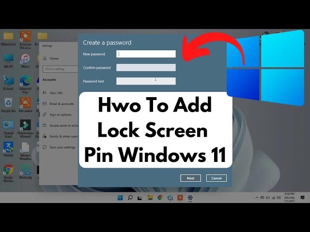 How To Set Up Lock Screen Windows 11 | Set Up Password on Loc Screen Windows 11