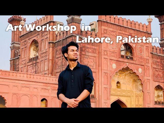 First Art Workshop In Lahore, Pakistan