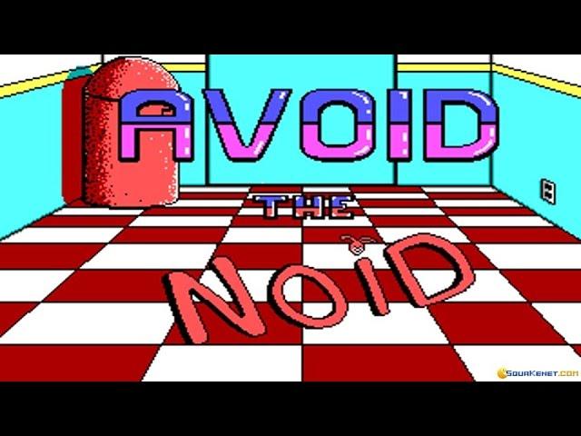 Avoid the Noid gameplay (PC Game, 1989)