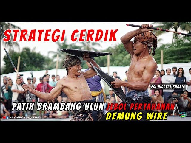 Strategi Bertahan DEMUNG WIRE di Bantai Patih Brambang Ulung || Peresean Terbaru 2023