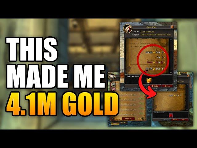 How I Made 4.1M Gold Flipping This 1 Item in World of Warcraft! (So Far...) WoW Gold Making