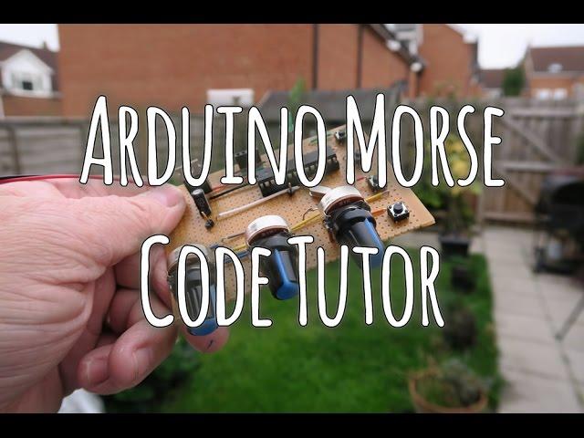 Arduino based Morse Code tutor - Ham radio projects.