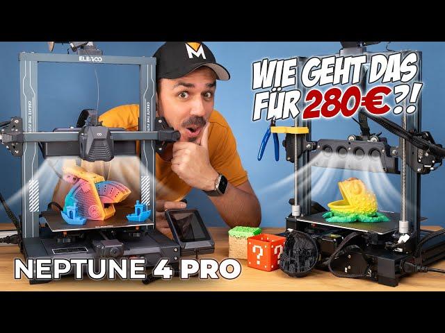 ELEGOO Neptune 4 PRO | Anfänger 3D-Drucker mit Klipper?! (XL TEST 2023)