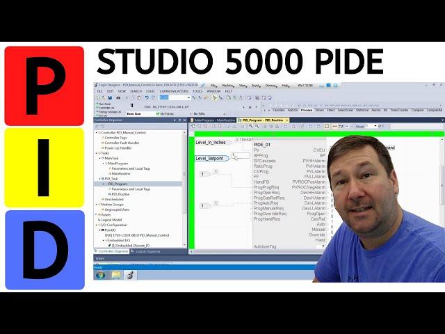 Configure the PIDE Instruction in Studio 5000 for Allen Bradley PLC