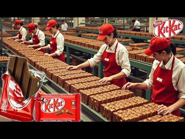 How KitKat Are Made In a Factory | See How They Make 8 Million Bars Every Day!