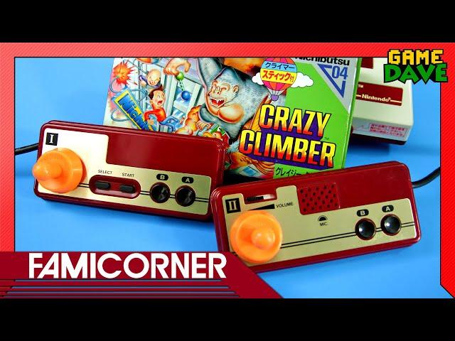 Crazy Climber and Controller Peg Sticks on Famicom?! - FamiCorner Ep 13 | Game Dave