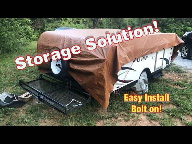 POP up camper storage solution!!! Easy install.