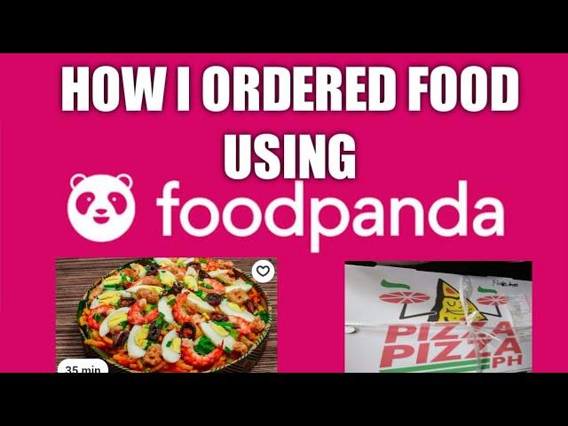 #FoodPanda HOW TO ORDER FOOD FOR MY FRIENDS THRU FOOD PANDA APP #shorts