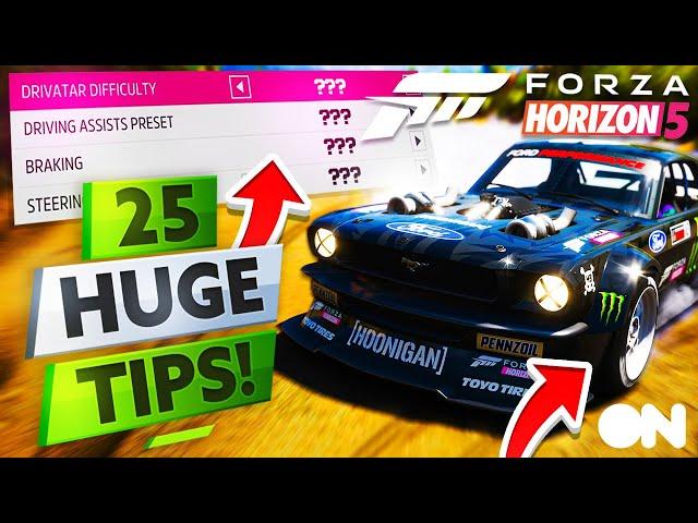 25 HUGE TIPS For Forza Horizon 5