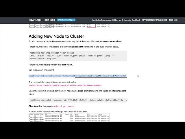 how to add new node to kubernetes cluster