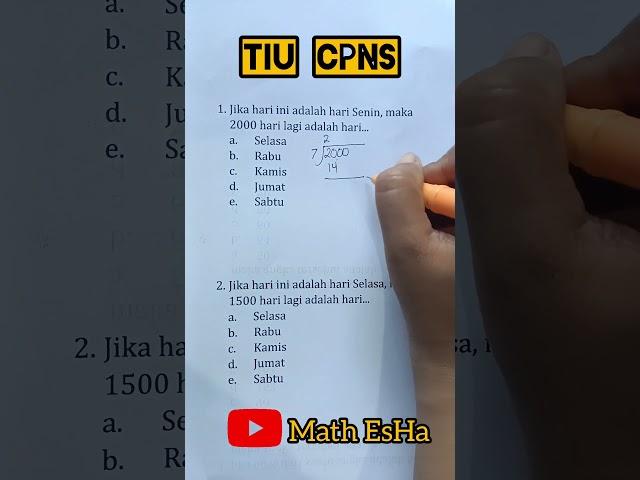 SOAL TIU SKD CPNS MATEMATIKA DASAR PENALARAN MATEMATIKA 2023