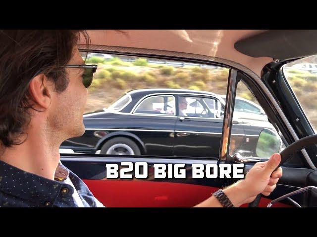 Driving a Big Bore B20 Volvo Amazon  SLORolling Festival 2020 pt 2