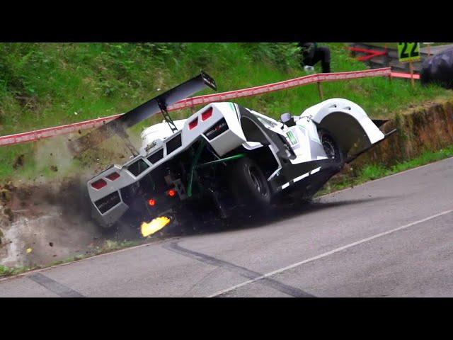 BEST OF HILLCLIMB - COURSE DE CÔTE 2023 - CRASHES, AMAZING FLAT OUT & ACTIONS -