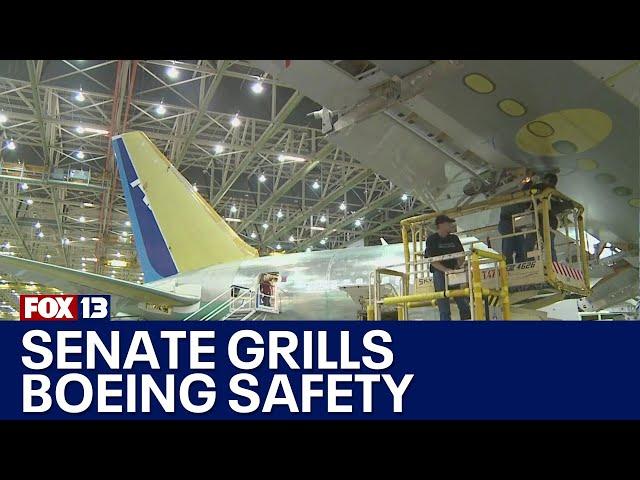 U.S. Senate faults Boeing safety practices, FAA oversight | FOX 13 Seattle