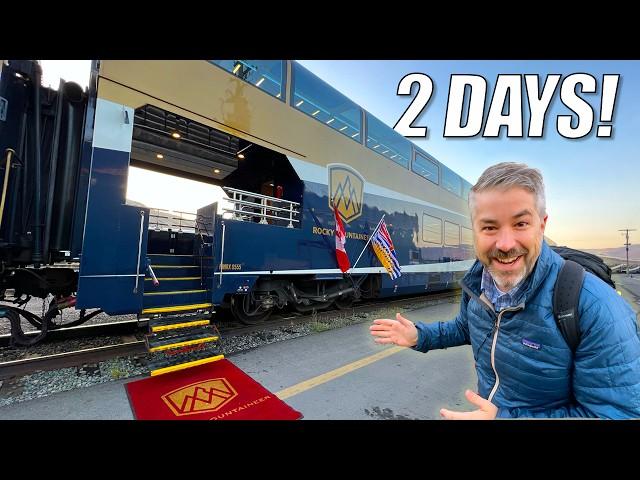 2 DAYS on Canada’s LUXURY TRAIN (Rocky Mountaineer) 