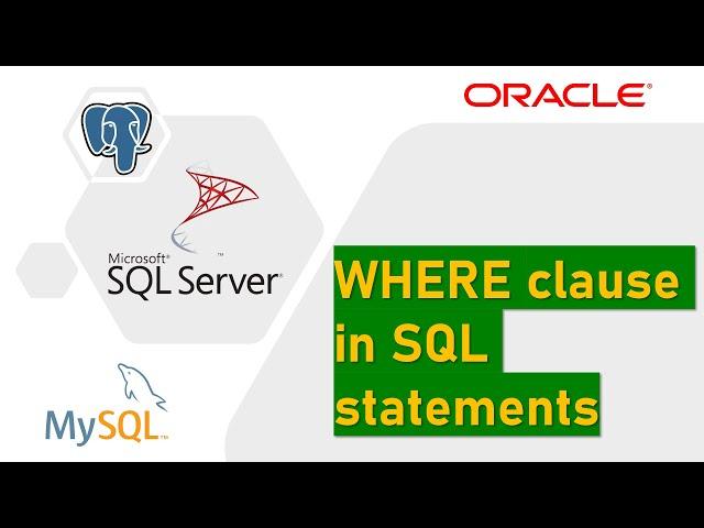 WHERE clause in SQL Server (DML, Filter table rows)