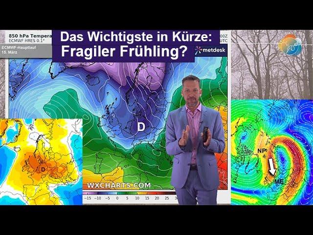 Fragiler Frühling? Trockene Luft & niedrige Taupunkte. Nach Monatsmitte Umstellung auf wechselhaft?