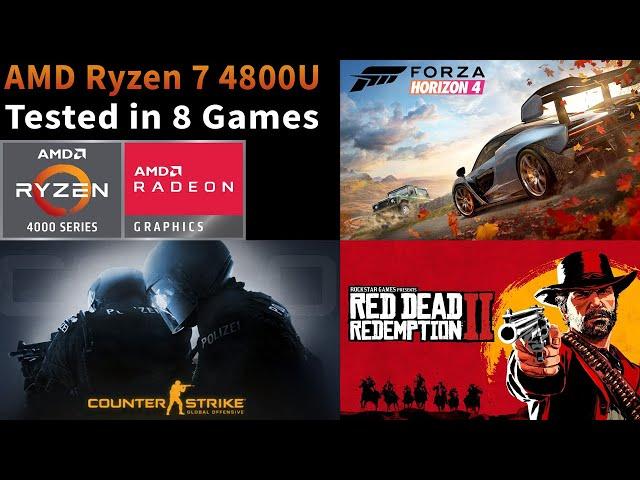 AMD Ryzen 7 4800U APU | Vega 8 | Tested 8 Games in 2023 Part 1