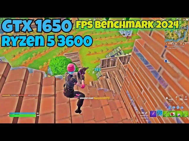 Best gpu for fortnite competitive GTX 1650 OC + Ryzen 5 3600  ( Budget Pc for best performance)