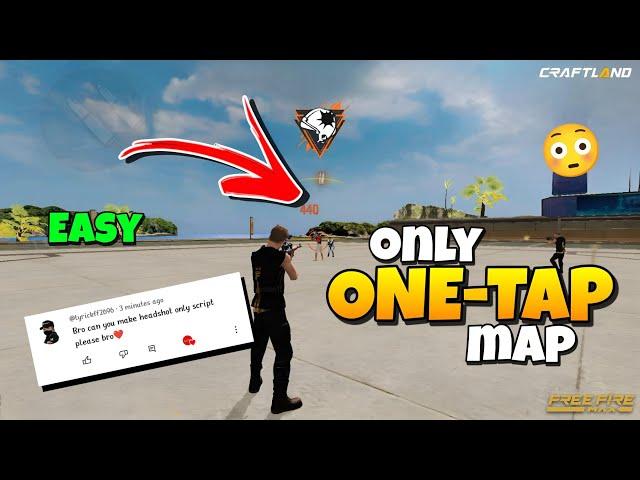 How to make only headshot map freefire Craftland