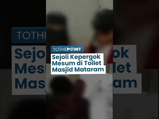 VIRAL Sejoli Digerebek Warga Diduga Mesum dalam Toilet Masjid di Mataram, Alibi Lagi Cuci Tangan