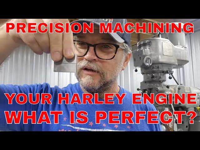 HARLEY ENGINE MACHINING | How PERFECT is PERFECT | How To Tram a Mill - Kevin Baxter - Baxters Garag