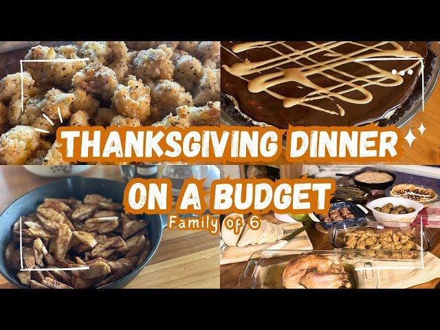 Thanksgiving Dinner On A Budget For A Large Family | Low Income Homemaking | Budget Meals