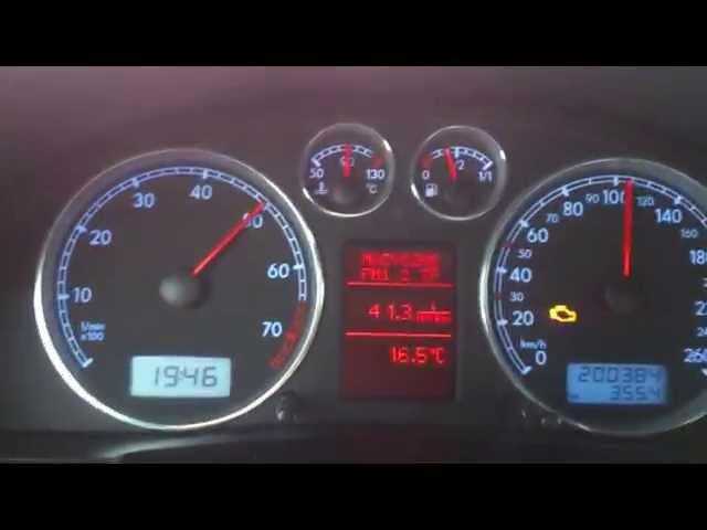 Passat sedan 2.3 V5 170km 4motion 0-120km/h