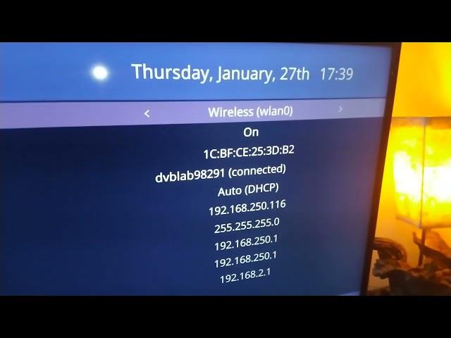 TVIP TV box WIFI setup