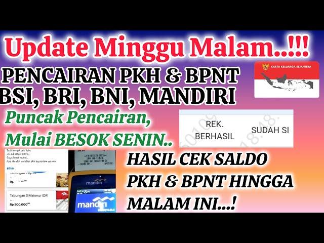 UPDATE TERKINIHASIL CEK SALDO PKH BPNT HARI INI. PUNCAK PENCAIRAN MULAI BESOK?