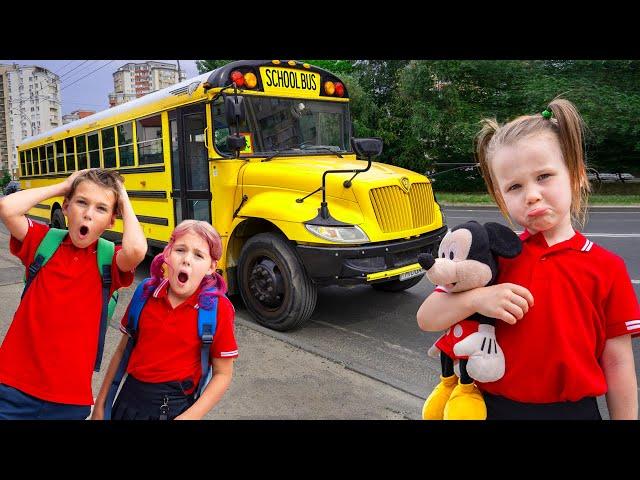 Five Kids First Day of School + more Children's Songs and Videos