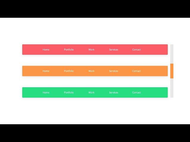 Change Background Color Nivigation on Scroll Down  - HTML CSS and Javascript