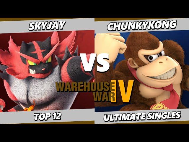 Warehouse War 4 - Skyjay (Incineroar) Vs. ChunkyKong (Donkey Kong) Smash Ultimate - SSBU