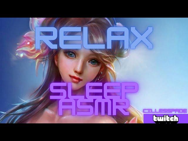 Twitch Streamer Girl Sleeping in flower pijama ASMR Sleep Relax with me