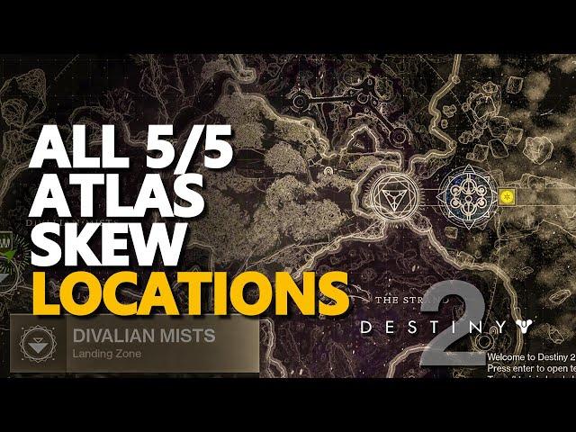 All Atlas Skew Destiny 2 Locations