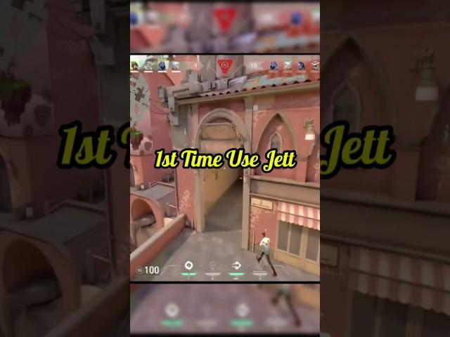 First time Use Jett valorant #valorant #jettvalorant #gaming #valorantclips #trendingshorts