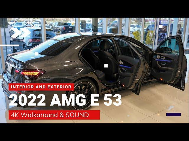 2022 amg e 53 4matic+ sedan Exterior Interior Exhaust Sound | 4K