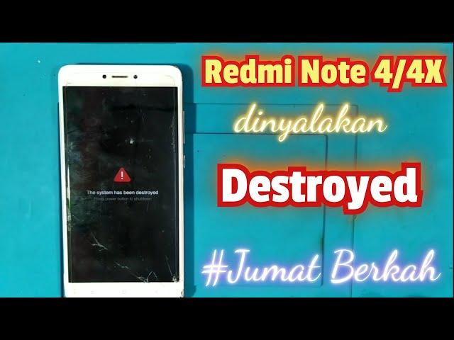 Redmi Note 4/4X Mido System has been destroyed # Jumat berkah