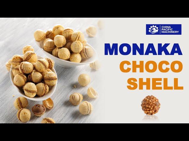 Monaka Taco Choco Shell Machine|Monaka Choco Shell|Chocolate Hollow Wafer Balls Shell Making Machine