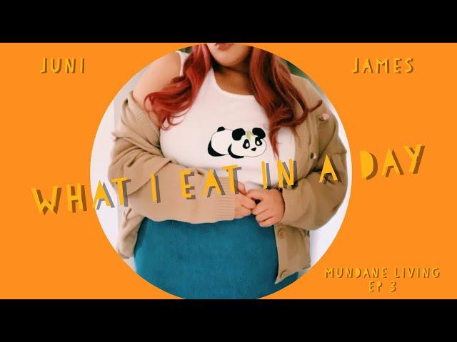 what i eat in a day mundane living ep 3 | whitney j