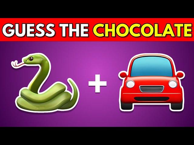 Can You Guess The CHOCOLATE by Emoji?  | Emoji Quiz